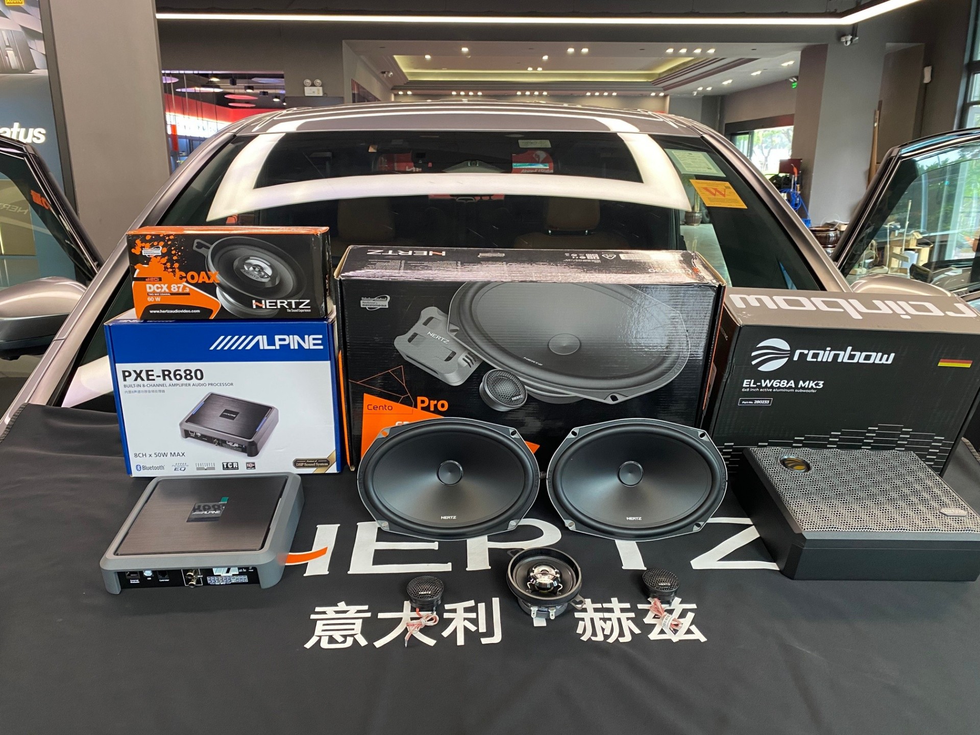 百万升级汽车音响套餐施工